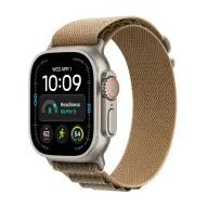 APPLE Watch Ultra 4 GPS + Cellular 49mm natúr titán tok sivatagi alpesi pánt M mjaf4qh/a