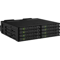 ICYDOCK ToughArmor MB998V4P-B 8x U.2/U.3 NVMe SSD mobilrack fekete