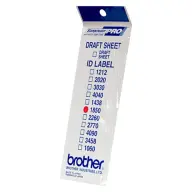 BROTHER ID1850 18 x 50 mm 12 label(s) stamp ID labels for StampCreator PRO SC-2000. PRO SC-2000USB