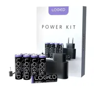 LOQED Power Kit Ladegerät adapter 8× AA Ni-MH Batterie ALL-LOC-LOQEDPOWER