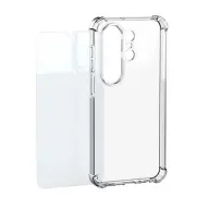 Designed for SAMSUNG Galaxy S26 Ultra műanyag tok ütésállóság légpárnás sarok + üvegfólia átlátszó GP-FPS948AEGTW
