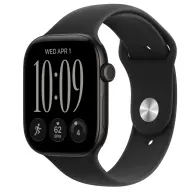 APPLE Watch Series 12 GPS 46mm fekete alumínium tok fekete sportszíj M/L mjel4mp/a