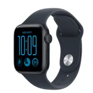 APPLE Watch SE 3 GPS 40mm midnight black case navy blue sport strap S/M MJKY4ZR/A