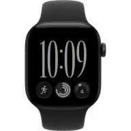 APPLE Watch Series 12 42mm fekete alumínium fekete sportszíj M/L MJEC4ZR/A