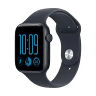 APPLE Watch SE 3 GPS + Cellular 44mm éjfekete alumínium tok tengerészkék sportszíj M/L MJLT4ZR/A