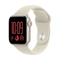 APPLE Watch SE 3 GPS + Cellular 40mm csillagfény alumínium tok homokszínű sportszíj S/M MJLC4ZR/A