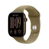 APPLE Watch Series 12 GPS 42mm sötétbronz alu olíva sportszíj S/M MJEF4ZR/A