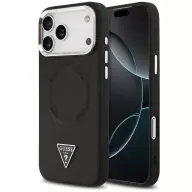 GUESS PU Triangle Logo MagSafe tok iPhone 17 Pro Max fekete GUHMP17XPSDTSCMK