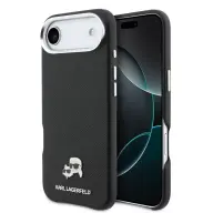 KARL LAGERFELD PU Karl & Choupette Heads Pins MagSafe tok Apple iPhone Air fekete KLHMP17M6PFKCLK