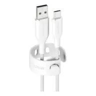 PANZERGLASS Adatkábel Empower Racing USB - Type-C 120cm ezüst/fehér EM30290