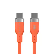 HYPER HyperJuice Flex USB-C szilikon töltőkábel 60W narancssárga HJ4011OGGL