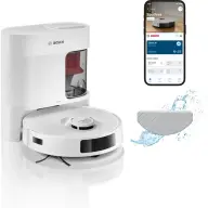 BOSCH BCRD2W Spotless Advanced+ Roboter Staubsauger und Tupfer Weiß