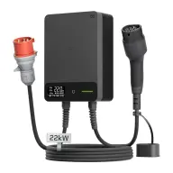 DEPOW Fali elektromos autó töltő 22kW 10m deWB22B10A_DL