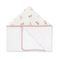 ALBERO MIO Bamboo bath towel - CP9 Powder bows