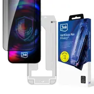 3MK Samsung A17 5G 3MK HARD GLASS MAX PRIVACY képernyővédő üveg 3D 9H + segédkeret FEKETE