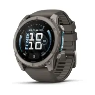 GARMIN Fenix 9 51mm AMOLED Titanium kavicsszürke szilikon szíjjal (ED) 010-04763-01