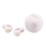 GUESS Mini Classic Logo OWS wireless earbuds pink GUTWSW85LEEP