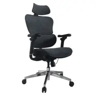 EQUIP Prémium ergonomikus gamer szék 150kg fekete/szürke 651052 EQ651052