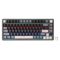 ROYAL KLUDGE RKM75 RGB Cream US Angol fekete RK-M75-PHNTM-CRMSW-US