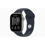 APPLE Watch Series 12 GPS + Cellular 42mm asztroszürke alumínium tok tengerészkék sportszíj M/L mjfy4mp/a