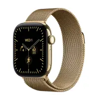 APPLE Watch Series 12 GPS + Cellular 42mm arany titán tok arany milánói szíj mjgl4mp/a