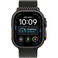 APPLE Watch Ultra 4 GPS + Cellular 49mm fekete titán tok fekete titán milánói szíj L mjax4qf/a