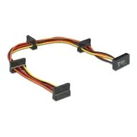 DELOCK SATA PSU Nutrition Black 40cm 60141
