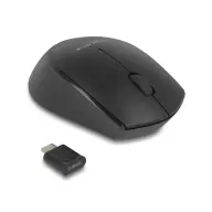 DELOCK 12526 Optikai USB Type-C háromgombos mini egér 2.4 GHz-es vezeték nélküli