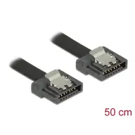 DELOCK SATA povezovalnik črn 50cm 83841