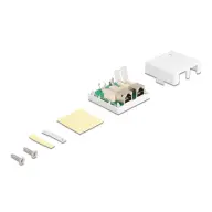 DELOCK Modular Wall Outlet 2 Port Cat.6 86269