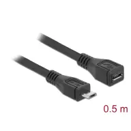DELOCK Micro USB Extension Black 50cm 83567