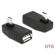DELOCK Micro USB Adapter Black 3cm 65474