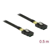 DELOCK Mini SAS Összekötő Fekete 50cm 83055