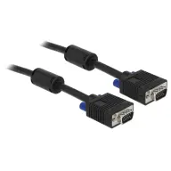 DELOCK VGA/D-Sub Összekötő Fekete 1m 82556