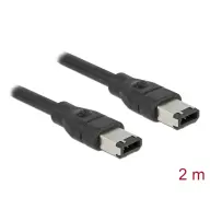 DELOCK FireWire Összekötő Fekete 2m 82574