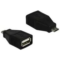 DELOCK Micro USB Adapter Black 4cm 65296