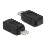 DELOCK Micro USB Extension Black 4cm 65032