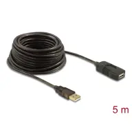 DELOCK USB Hosszabbító Fekete 5m 82308
