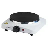 ORAVA Elektromos főzőlap 1 zónás 1500W fehér VP-81 W