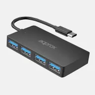 APPROX APPC54V2 4 Port Type-C USB 3.0 HUB black