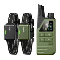 ROJECO DOG800 Elektromos kiképző nyakörv 300m 2db zöld RXGQFXYTE-01A21