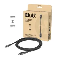 CLUB3D USB-C Safe Töltőkábel teljesítménymérővel 240W 2m CAC-2508
