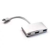 DINIC USB 3.1 Type-C HDMI USB adapter 20 cm USBC-HDMI-VC