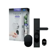 SHELLY LOQED 2S érintős okos Wi-Fi + Bluetooth zár fekete
