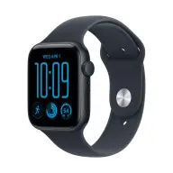 APPLE Watch SE3 v2 GPS + Cellular 44mm éjfekete alumínium tok tengerészkék sportszíj M/L mjlt4mp/a