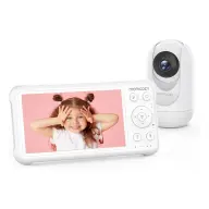 MOMCOZY Videós bébiőr 5" fehér BM007-WH12BA-A