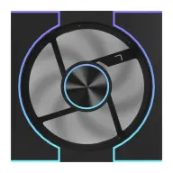 DARKFLASH DM8 LINE fekete DM8 LINE Black