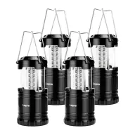 LEPRO Kempinglámpa PR330040-2 4 db fekete 3300007-4
