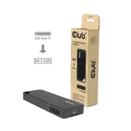 CLUB3D Külső M.2 NVMe SSD ház hűtéssel USB4 40Gbps CAC-2510