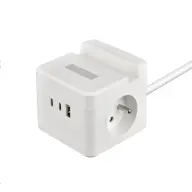 VIKING TECHNOLOGY VYC23HW Power strip 2 sockets 1x USB-A 2x USB-C 1.4m white